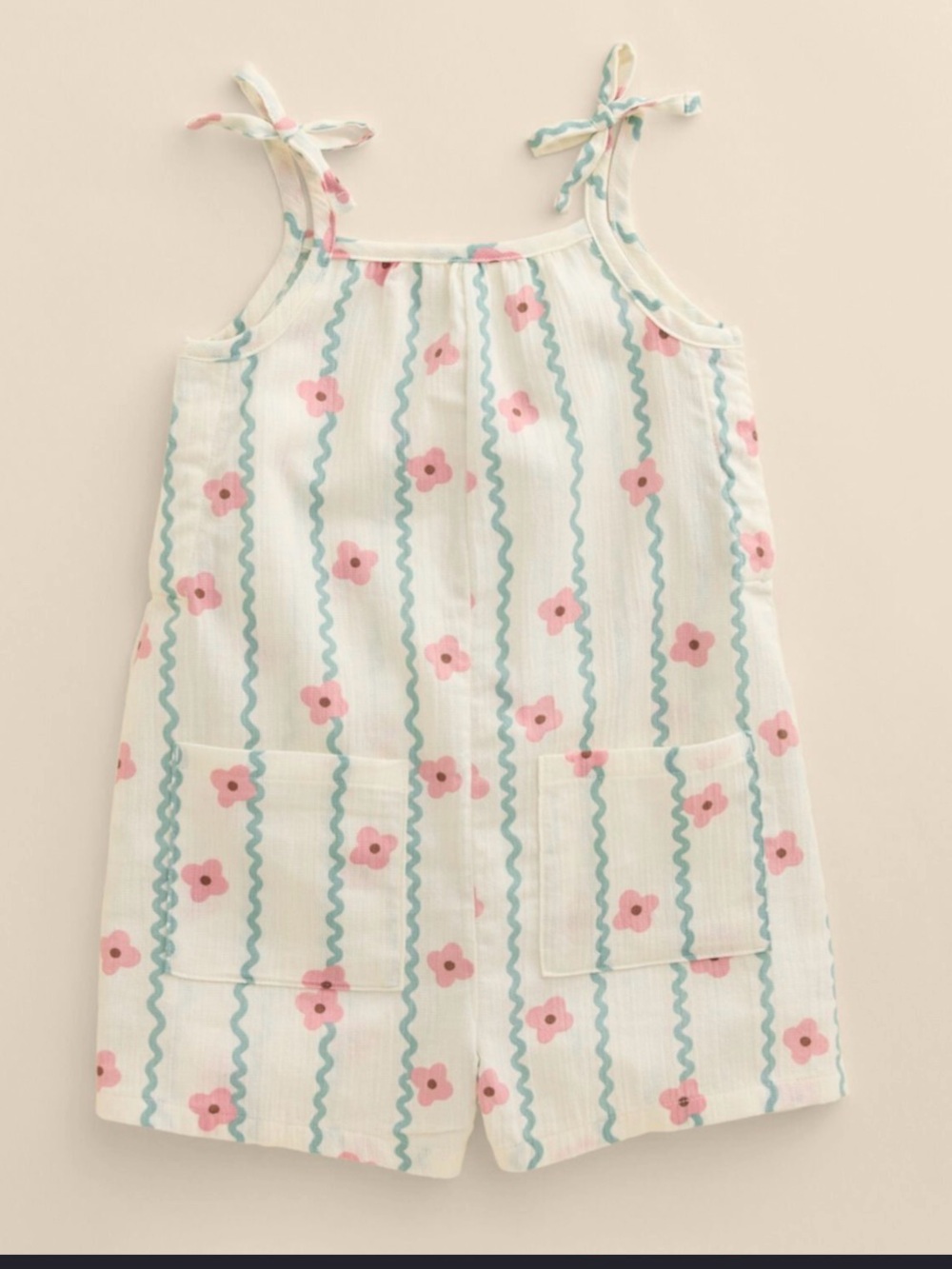NWOT Little Co linen romper